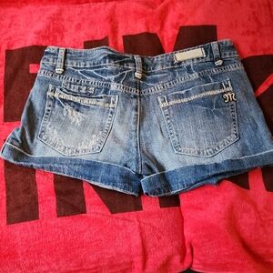 Miss Me Blue Jean Shorts